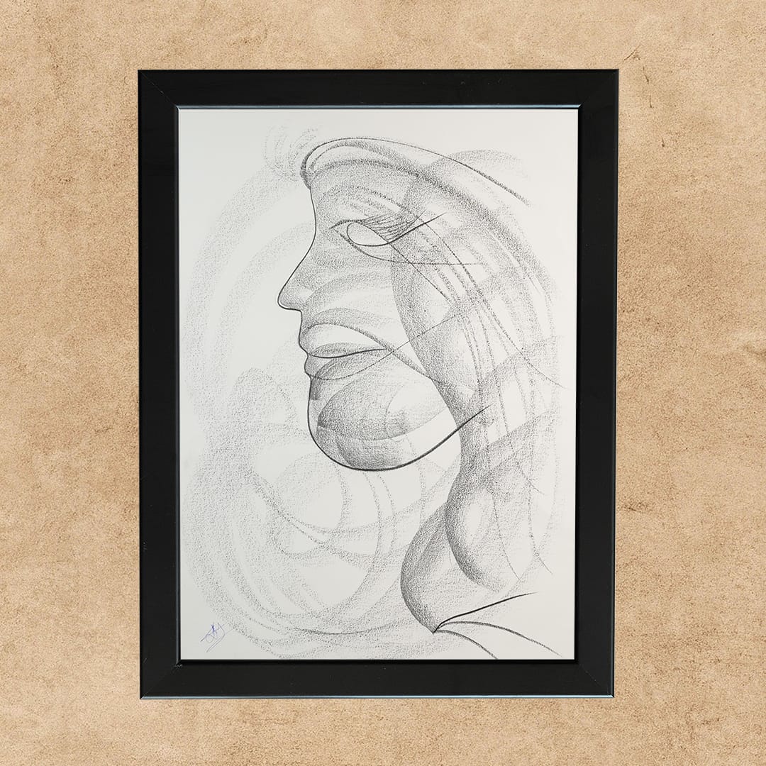 Layered pencil profile study